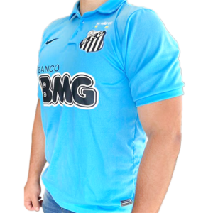 camisa santos retrô 2012 azul